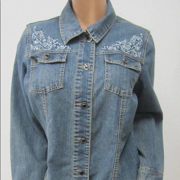 Embroider Demin Jacket - Picture 8 of 8